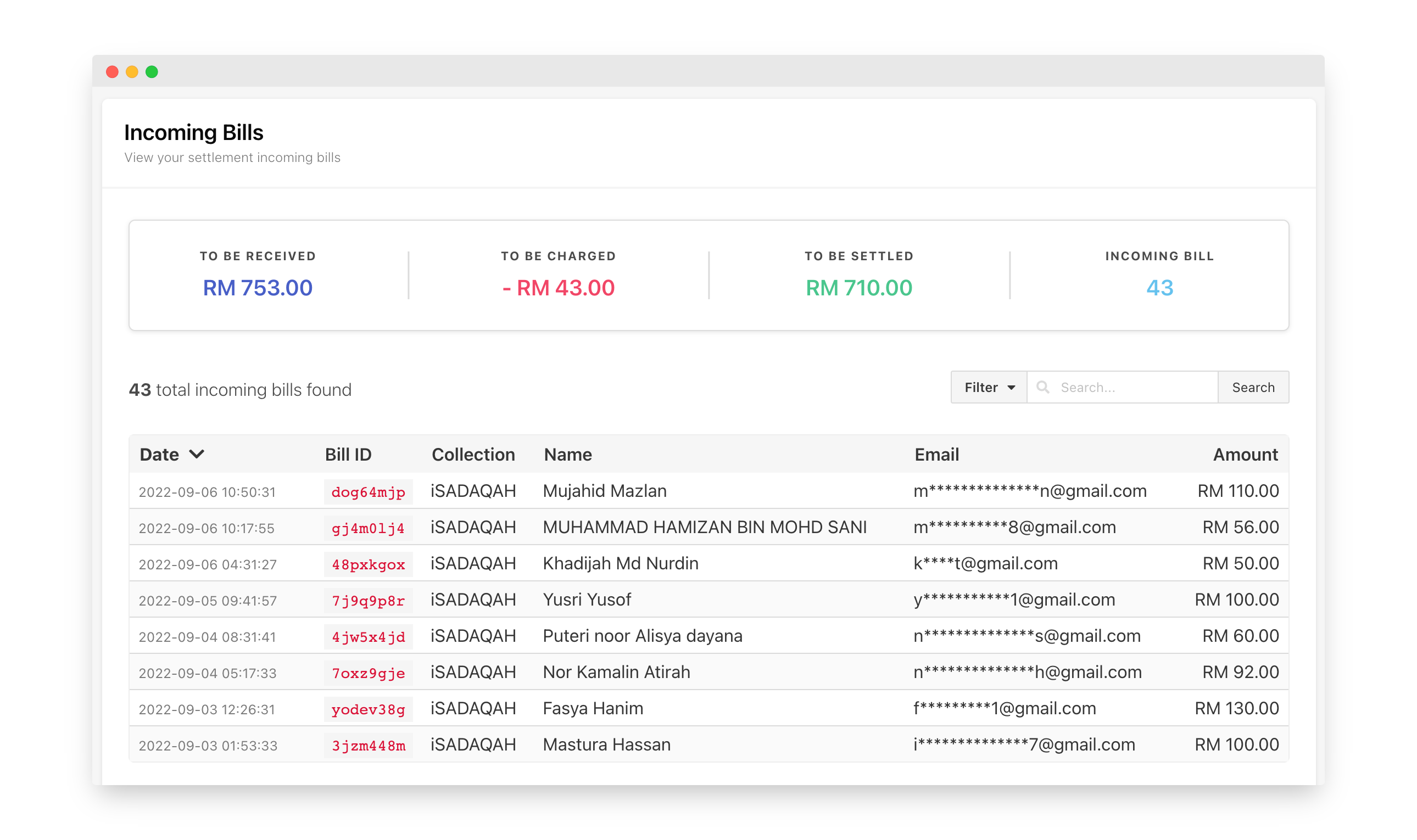 feature tab